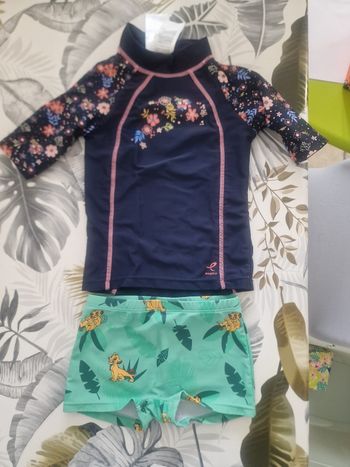 Ensemble de baignade 36mois
