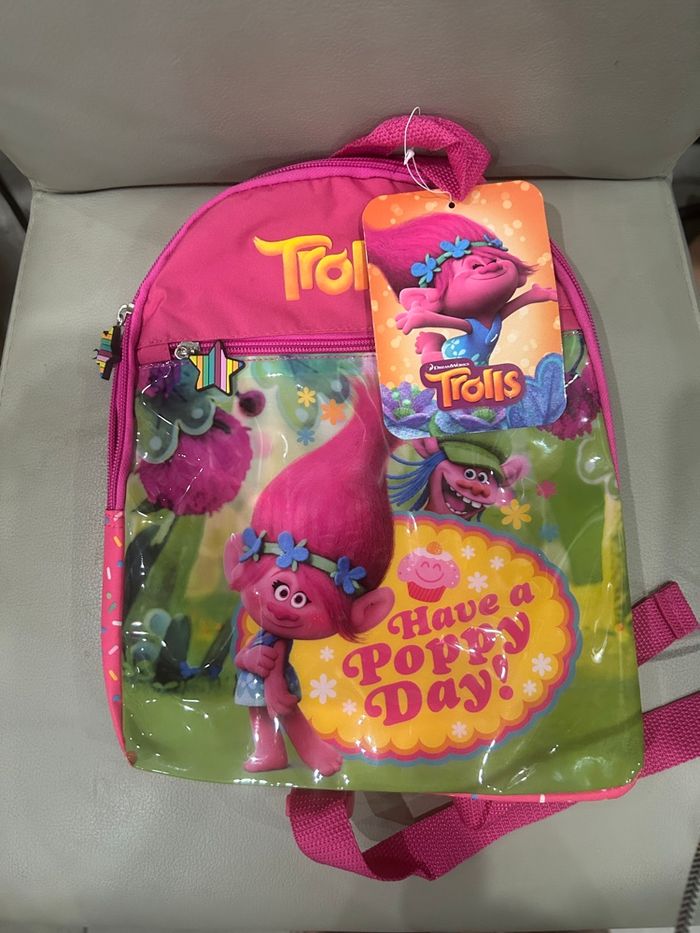 Sac à dos enfants les trolls neuf