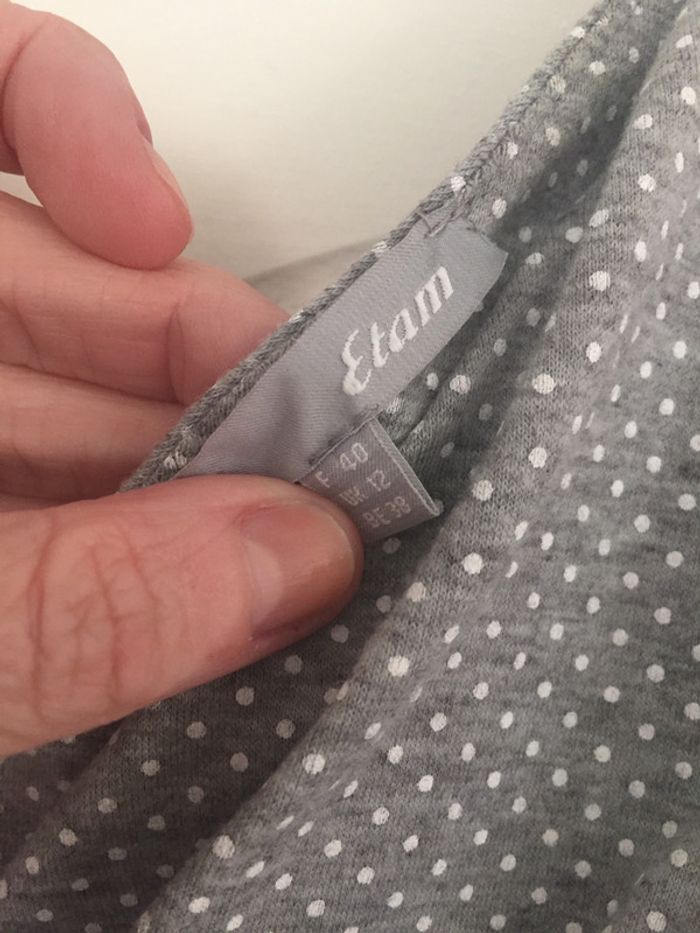 Robe à pois pré maman en très bon état - photo numéro 2