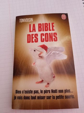 Livre La bible des cons.  Tonvoisin