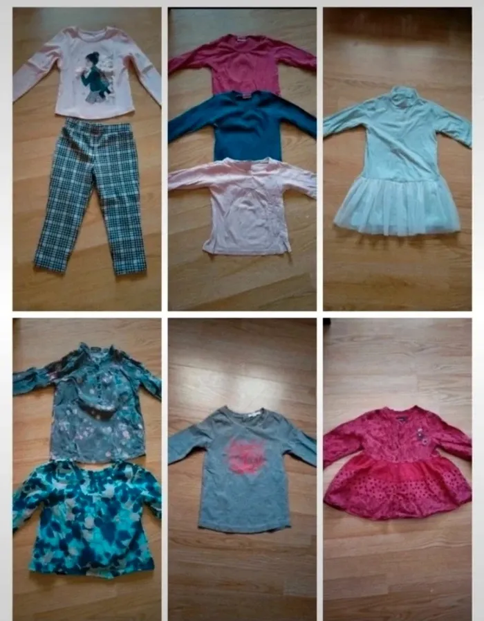 Lot de 10 vêtements. fille.
taille 3 ans. - photo numéro 2