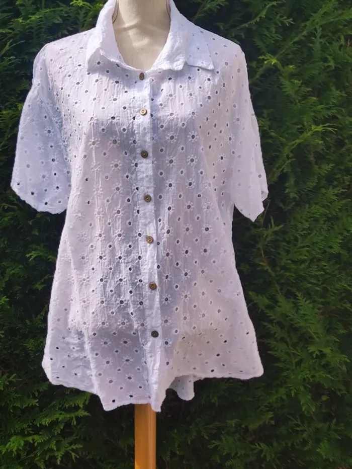 💮 Marguerites broderie anglaise 🌸 taille unique jusqu'au 46