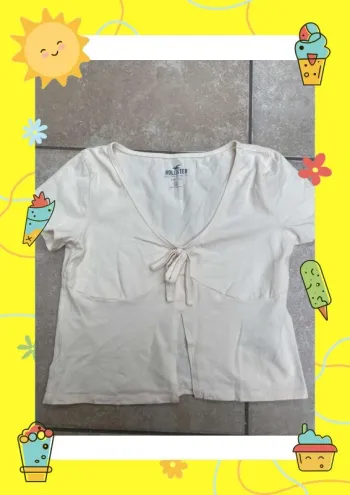 T-shirt ouvert hollister 36