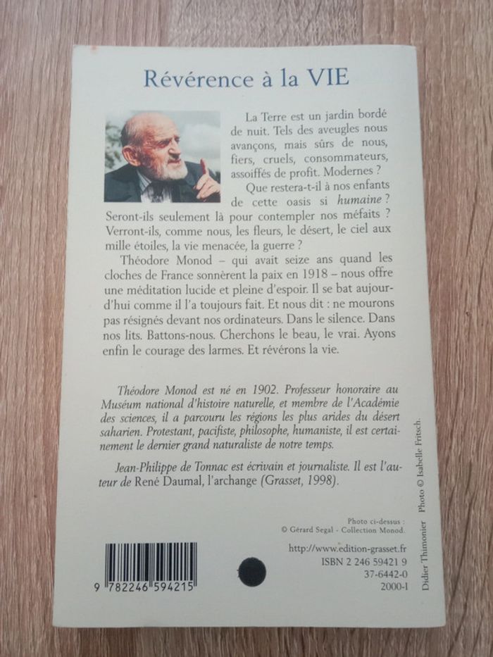 Théodore Monod 🪅 Révérence à la vie - photo numéro 2