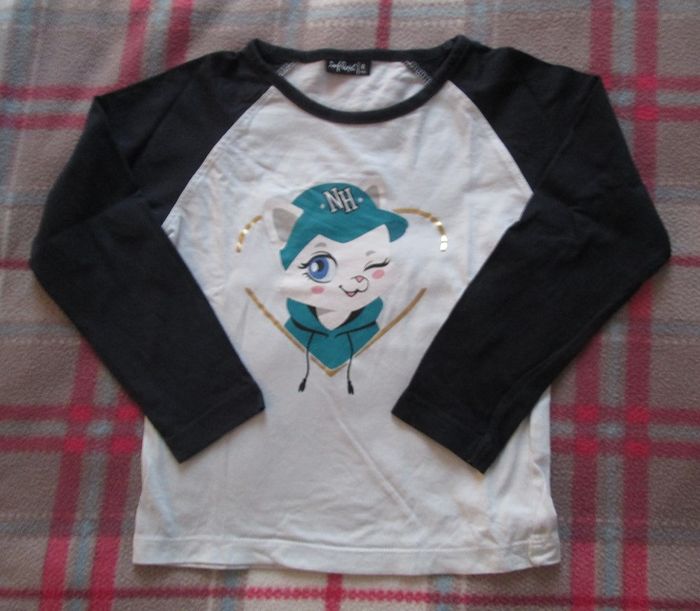 Maillot blanc et bleu marine INFLUX 6 ans