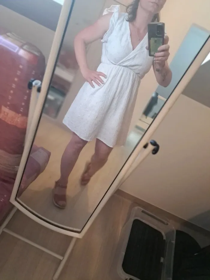 Robe blanc cassé - photo numéro 6
