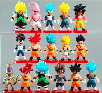Lot de 16 Figurines Dragon Ball Z. Neuf