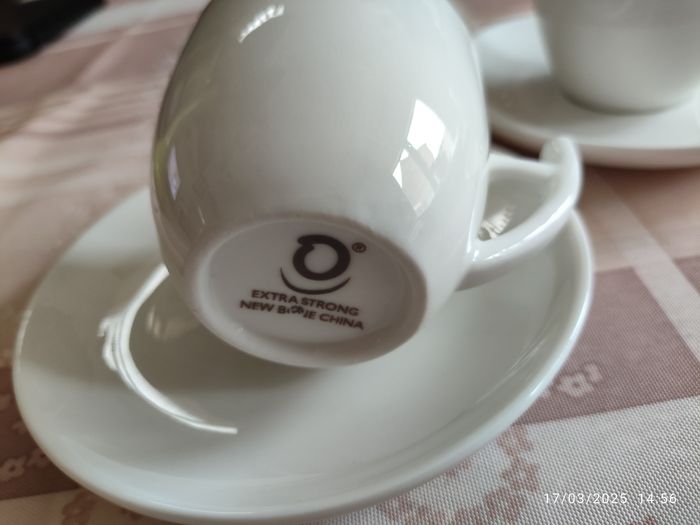 Lot de 2 tasses à café expresso blanches - photo numéro 4