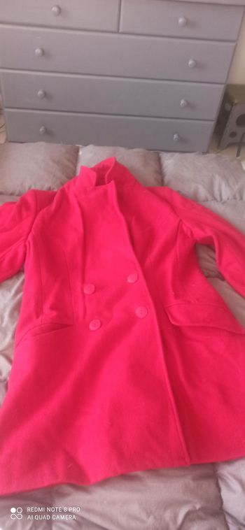 Manteau veste rouge t, 40