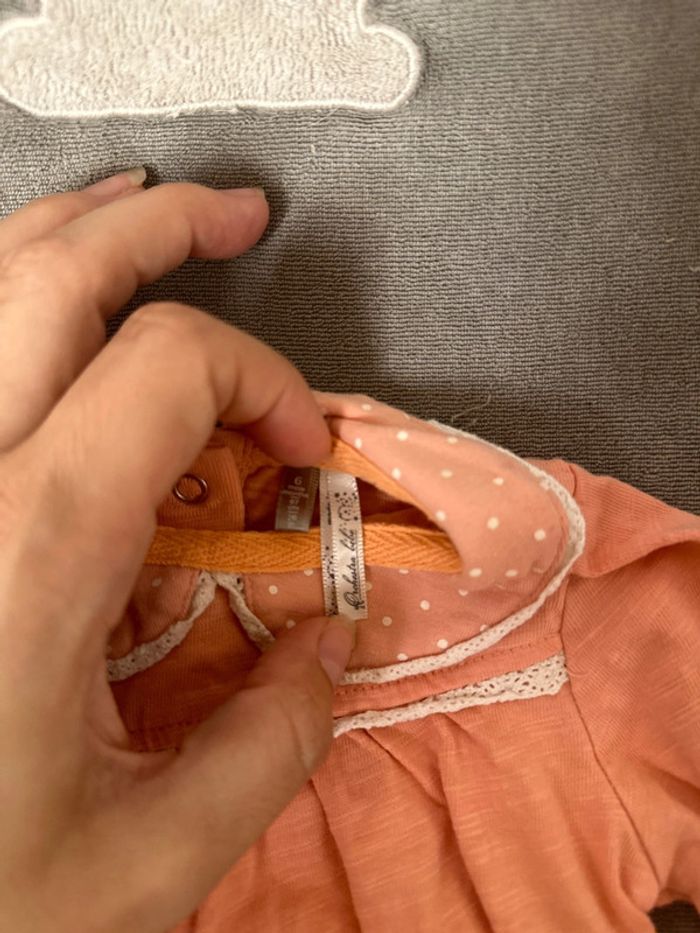 T shirt manches longues effet blouse - photo numéro 4