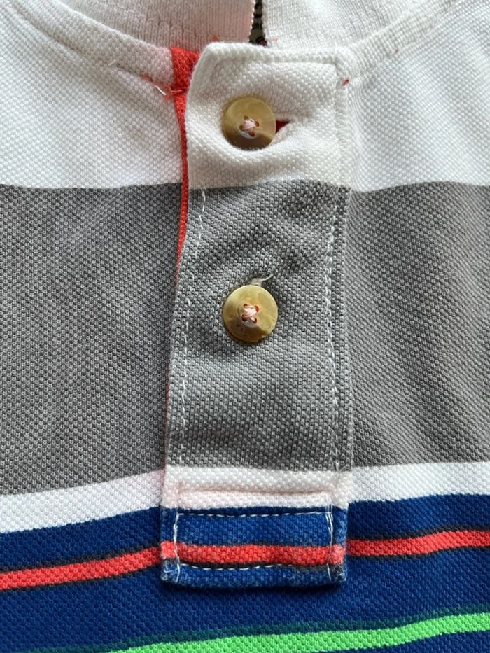 Polo blanc homme Guru vintage taille S état satisfaisant - photo numéro 6