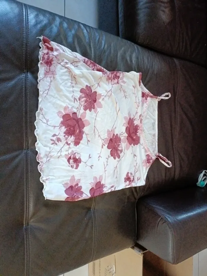 Débardeur xl sorrisino fleurs