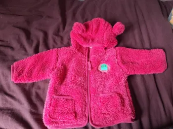 Gilet chaud rose