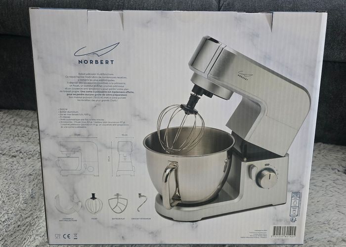Robots pâtissier multifonctions Norbert neuf scellé - photo numéro 3