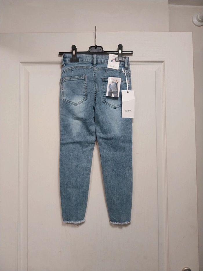 Jean fille 4 ans Dolphins bow - photo numéro 2