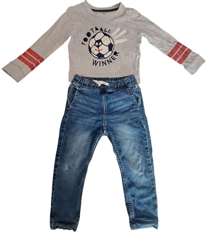 Ensemble t-shirt ML/jean garçon 4 ans ABE