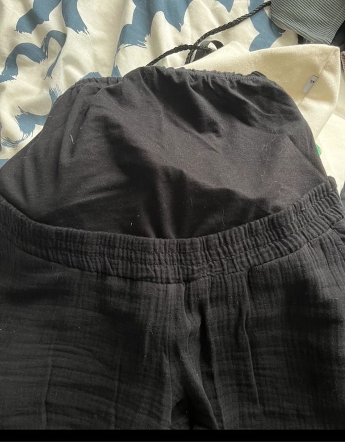 Pantalon fluide grossesse maternité noir 40 Esmara - photo numéro 3