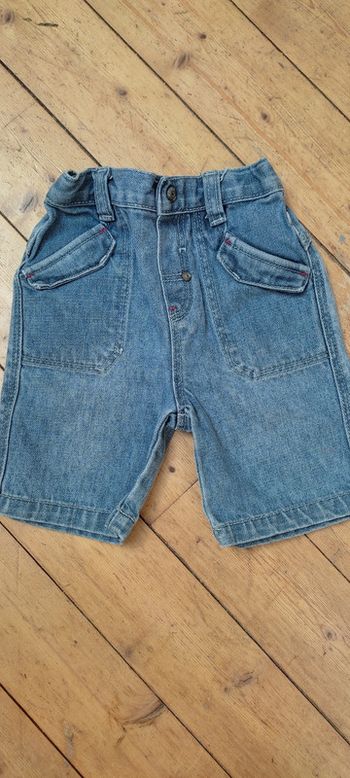 Short obaibi Okaïdi coton jean taille 12mois