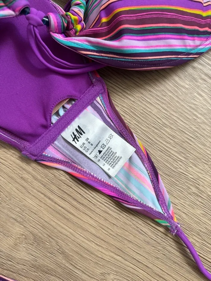 Maillot de bain, deux pièces multicolore - photo numéro 4