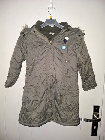 Doudoune doublée polaire kaki IKKS 4 ans