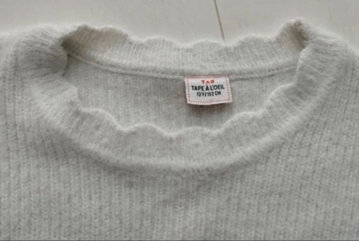Pull blanc cassé - photo numéro 5
