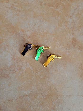 3 Pins Broches Ansell