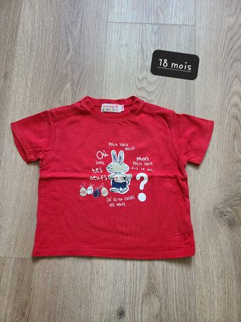 T-shirt manche courte 18 mois