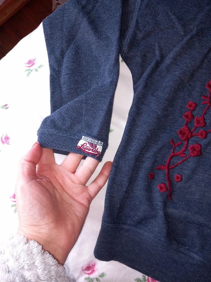 Pull fleur superdry sport - photo numéro 4