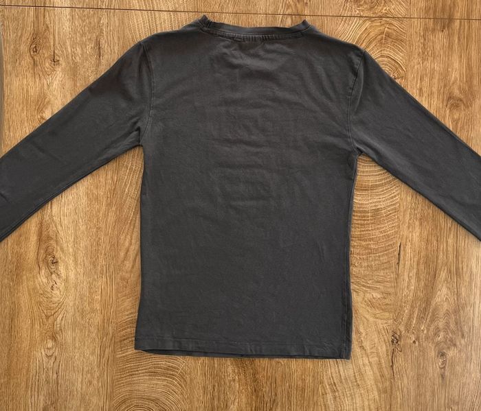T.shirt gris foncé à manches longues Redskins pour enfant, taille 10 ans - photo numéro 3
