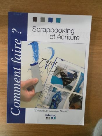livre scrapbooking écriture