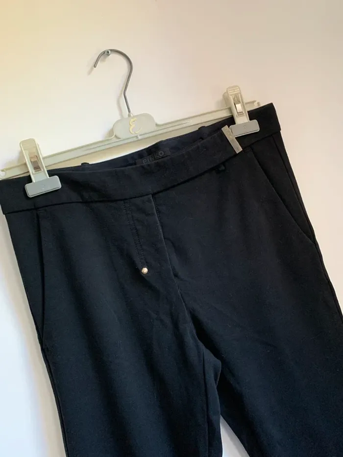 Pantalon noir élégant Pinko – Taille 36 - photo numéro 2