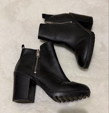 Bottines à talons noires