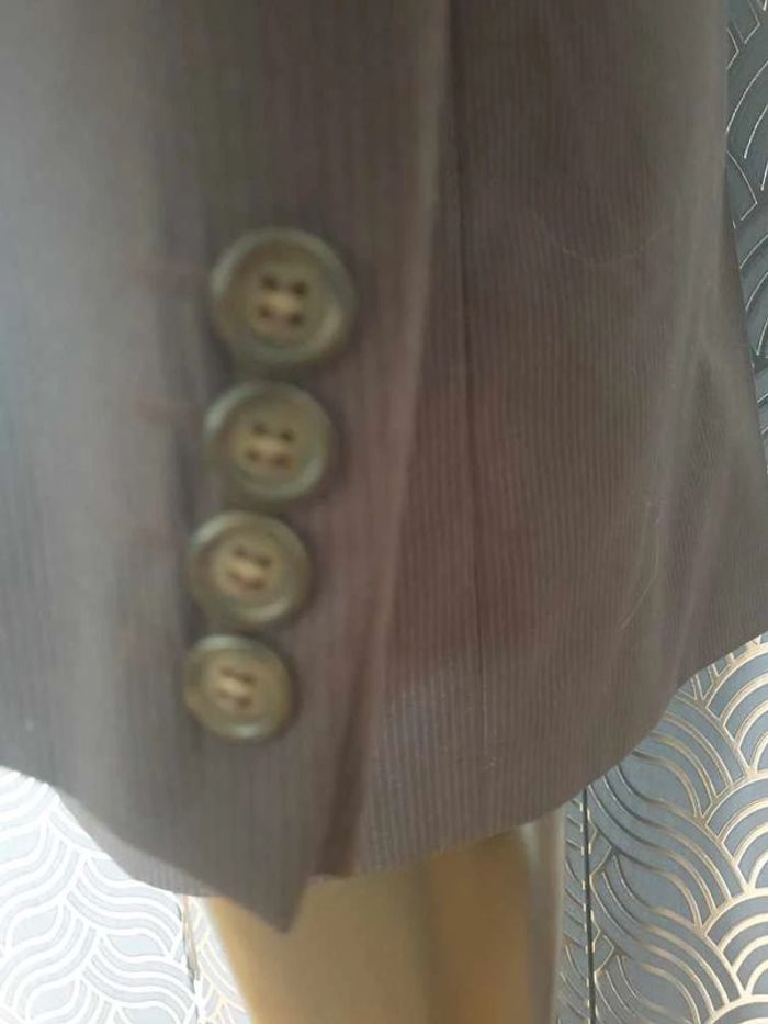 Blazer marron Sergio Vitti Taille M/L - photo numéro 3