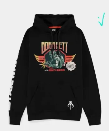 H- Disney Star Wars - The Mandalorian Boba Fett - The Legend Sweat à capuche - Noir