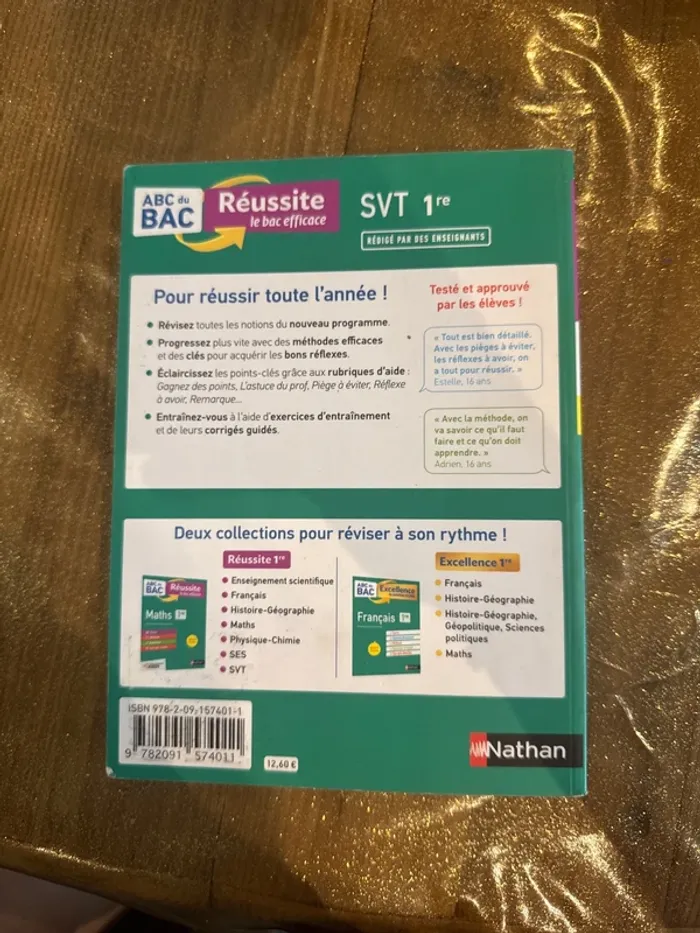 Livre abc du bac SVT - photo numéro 3