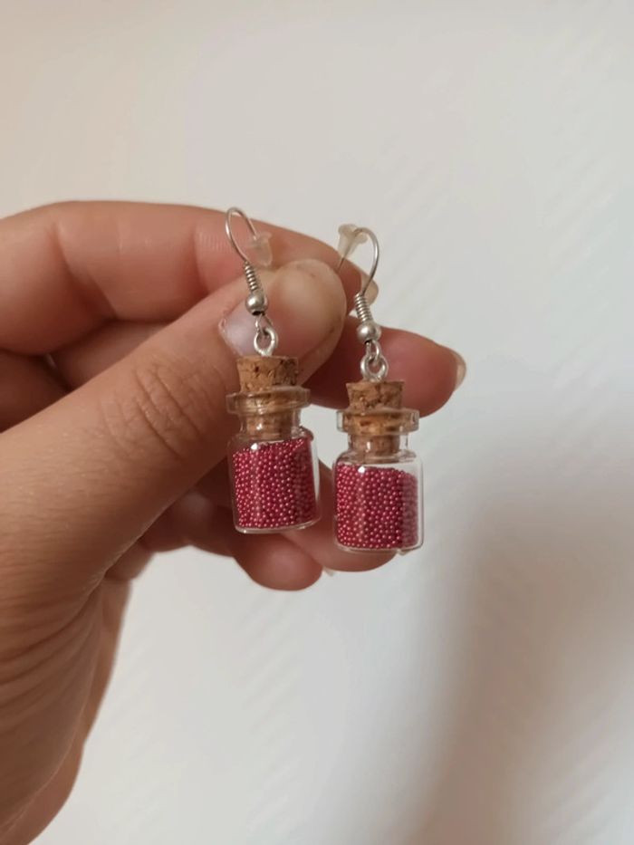 Boucles d'oreilles fioles