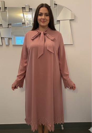 Robe chic mi-longue T48