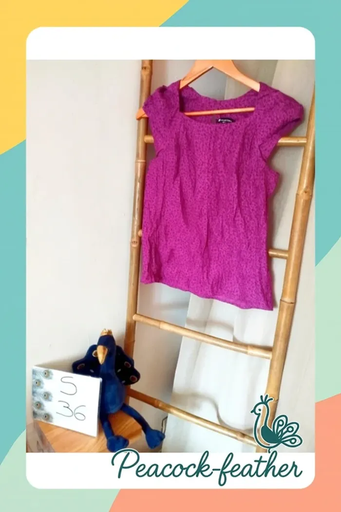 Haut violet neuf 34/36