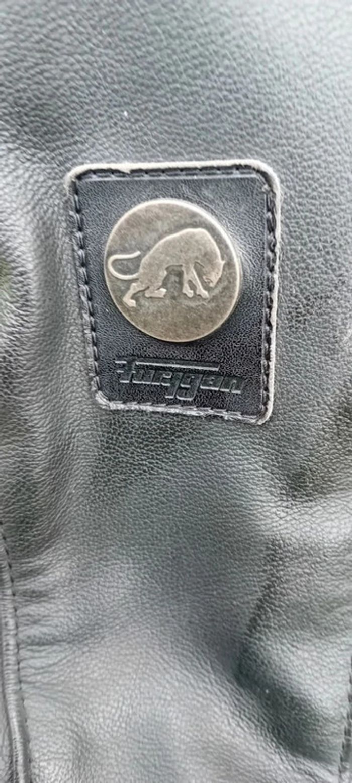Blouson en cuir noir Furygan + doublure L - photo numéro 4