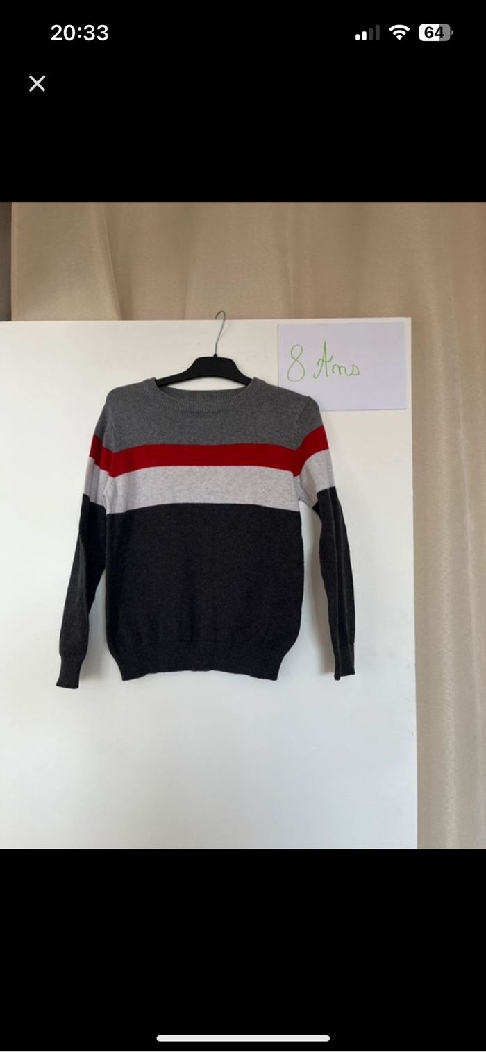 Pull fin 8 ans