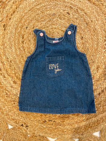Robe jeans bébé fille 3 mois