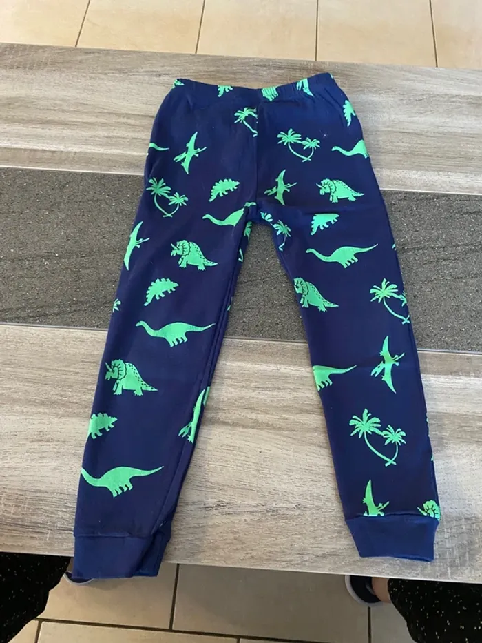 Pyjama manches longues dinosaures 6-7 ans - photo numéro 6