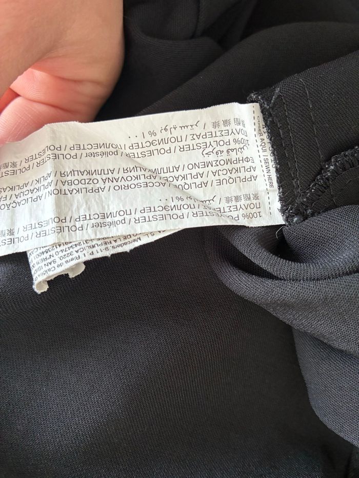 Robe longue noire boutonnée – Mango, taille S (très bon état) - photo numéro 6