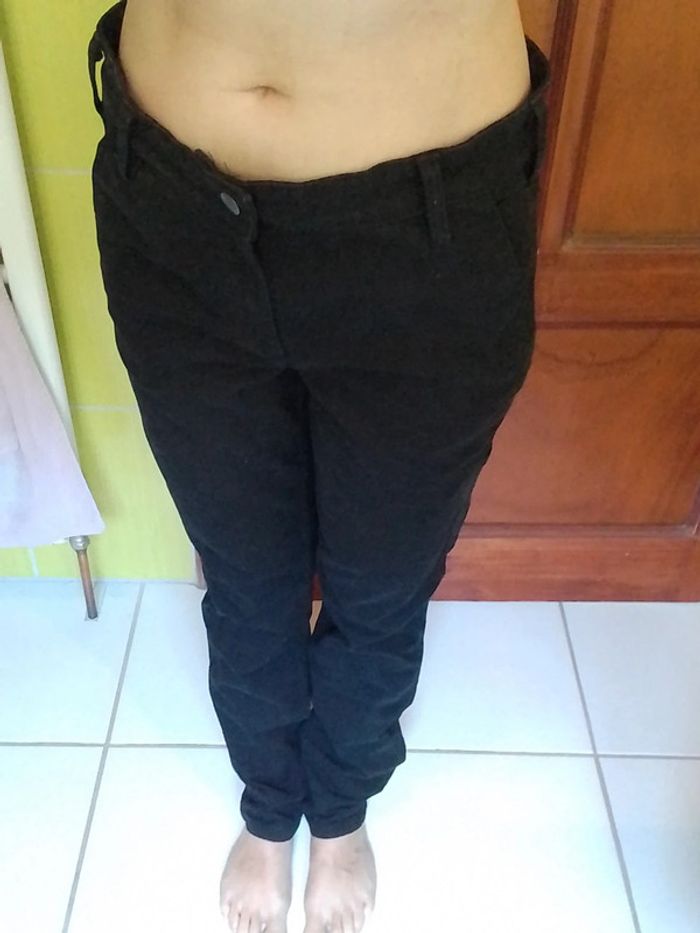 Pantalon femme noir droit Carhartt - photo numéro 4