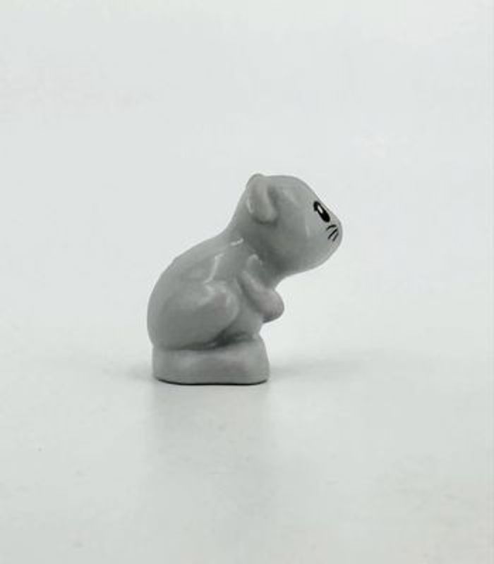 Lego Animaux Friends : Souris / Hamster gris au nez rose et moustache prénommée Molly - NEUF - photo numéro 4