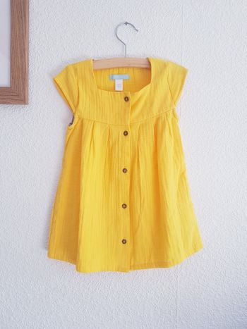 Obaïbi - Robe manches courtes - Neuve (18 mois)