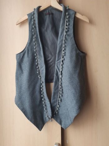 Boléro gris foncé Zinka