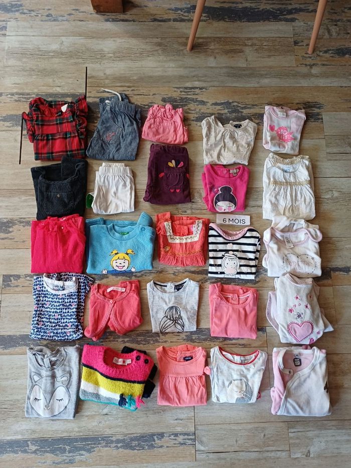 Lot vêtements 6 mois fille