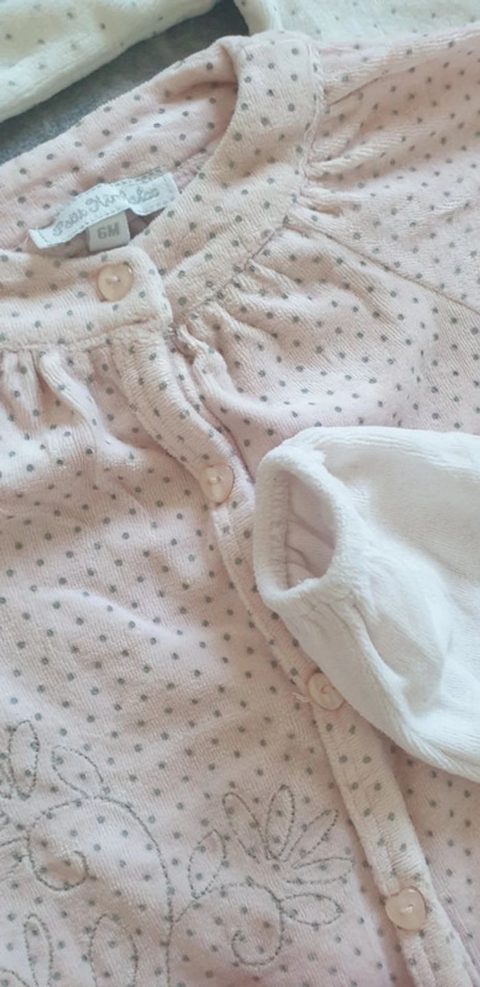 Lot de 4 grenouillères bebe fille 6 mois - photo numéro 5