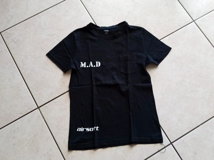 t-shirt tee shirt garçon airsoft 12 ans